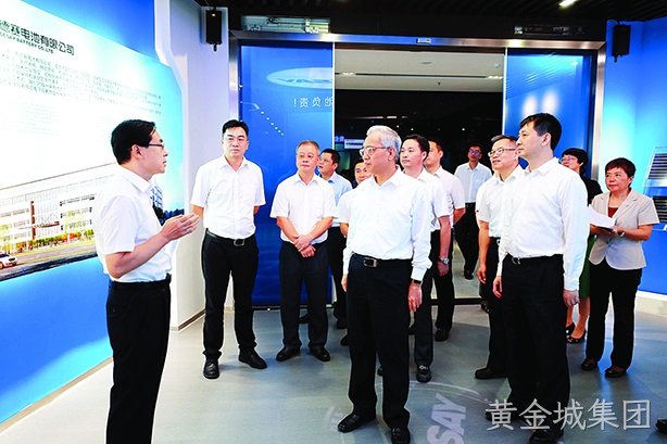 陈良贤副省长莅临黄金城集团开展制造业高质量发展调研